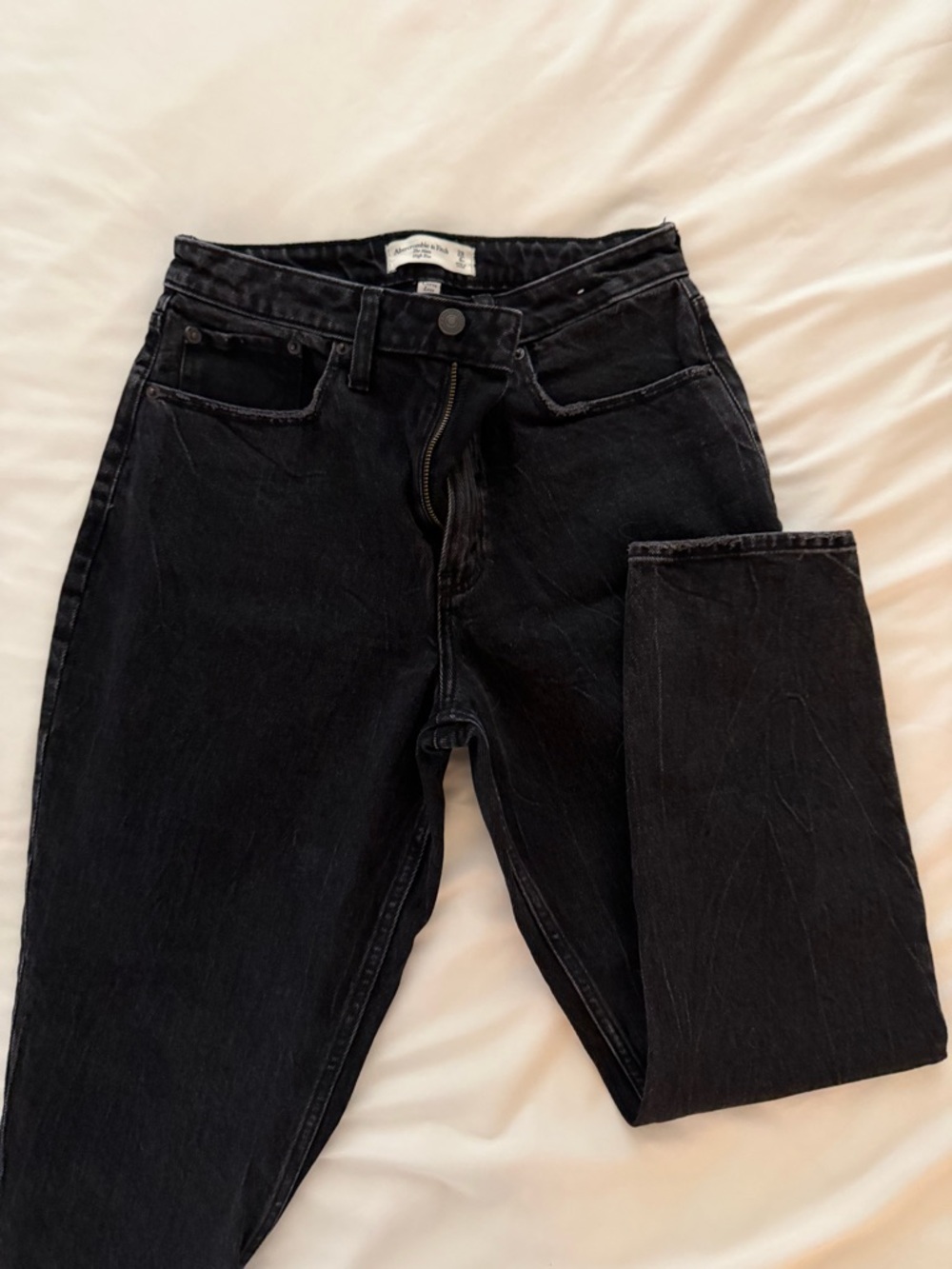 Abercrombie & Fitch High-Rise Black Jeans